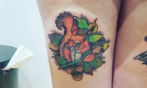 tatouage couleurs à Vienne